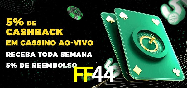 Promoções do cassino ao Vivo FF44